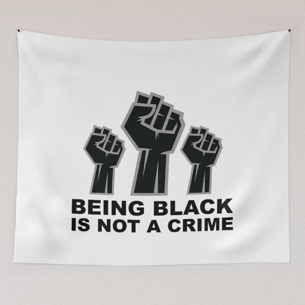 Item preview, Being black is not a crime ! designed and sold by TheMattDesigns.