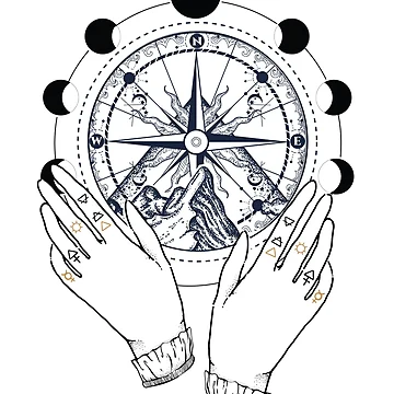 Artwork thumbnail, Compass by TinoThreads