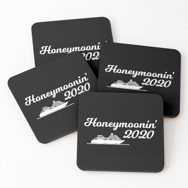 Item preview, Womens Matching Couples Honeymoonin Honeymoon Cruise 2020 V-Neck product designed and sold by jakehughes2015.