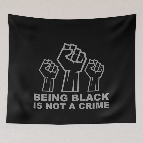 Item preview, Being black is not a crime ! designed and sold by TheMattDesigns.