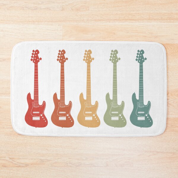 Item preview, 5-String Bass Guitar Retro designed and sold by playloud.