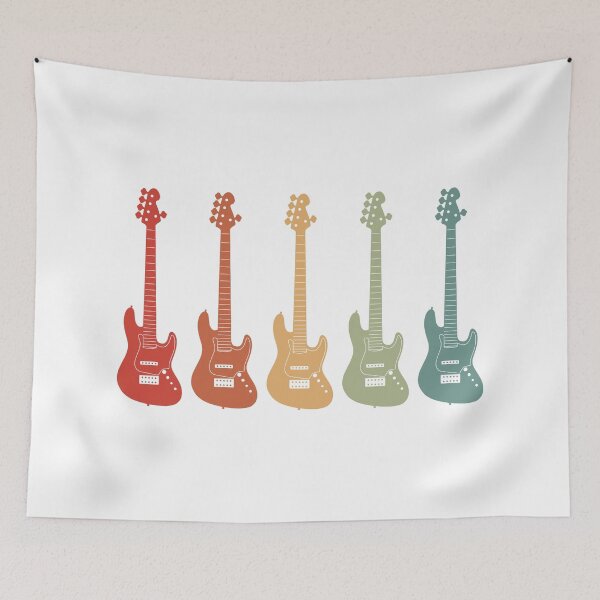 Item preview, 5-String Bass Guitar Retro designed and sold by playloud.