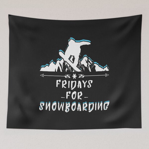 Item preview, Fridays for snowboarding, freestyle, gift idea designed and sold by Kuma518.