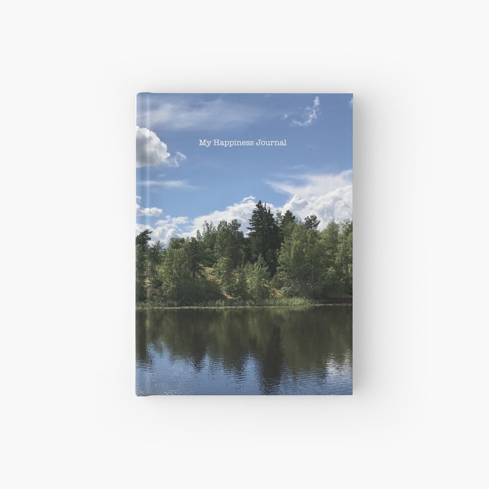 Happiness Journal / Lake Reflection Hardcover Journal