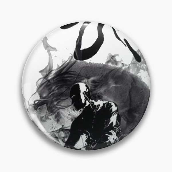 Item preview, Chinese ink painting - Shaolin monk in meditation - calligraphy designed and sold by Kallandra.