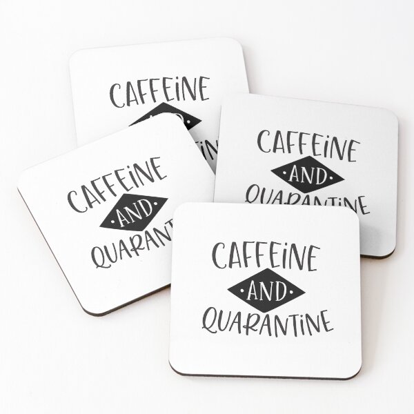 Item preview, CAFFEINE AND QUARANTINE designed and sold by BONMOTSSHOP.