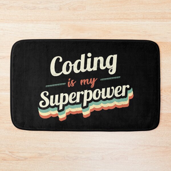Item preview, Coding is my Superpower  designed and sold by Custom365.