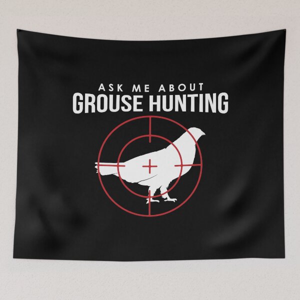 Item preview, Ask Me About Grouse Hunting Hunter Gift design designed and sold by jakehughes2015.
