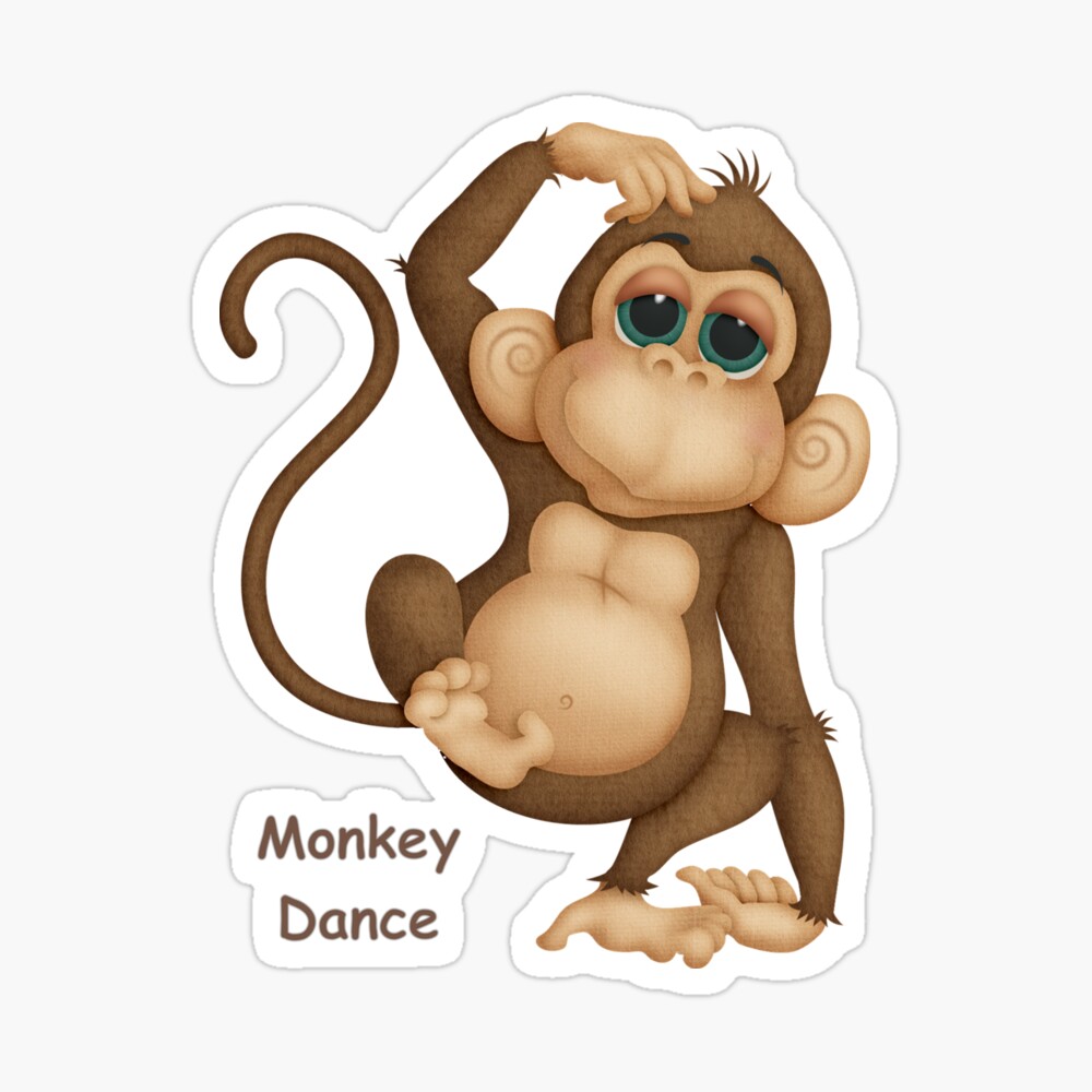 Funny dancing monkey