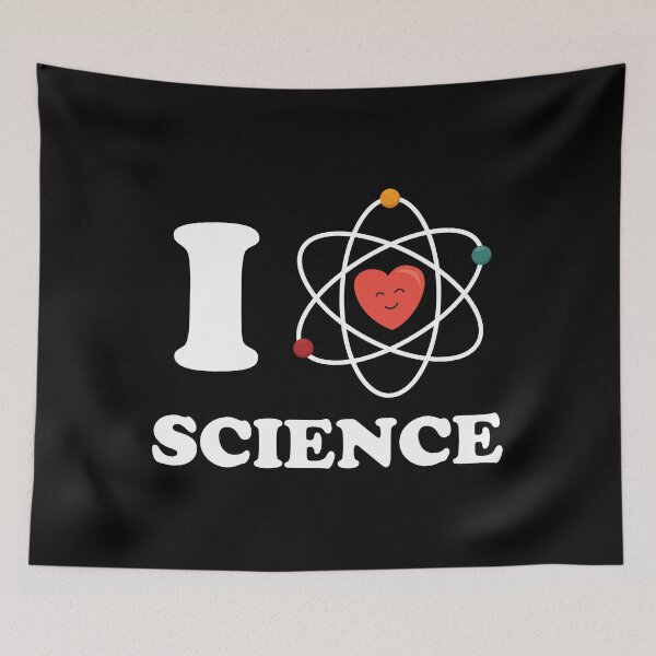 Item preview, I Love Science Physics Chemists Atom Vintage Gift designed and sold by haselshirt.