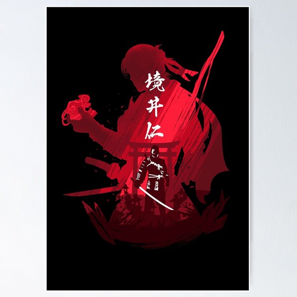Vista previa del artículo con la obra «Leyenda de Jin Sakai el fantasma», diseñado y vendido por Hypertwenty Designs.