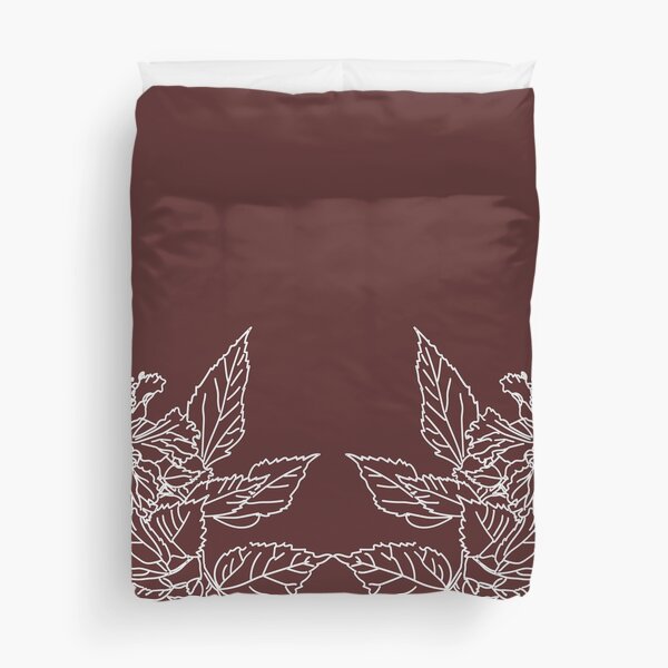 Item preview, twin flowers on black designed and sold by EarthyPlanty.