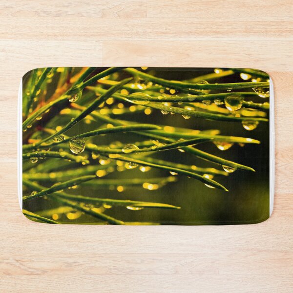 Item preview, Glittering of raindrops on pine needles designed and sold by yarvin13.