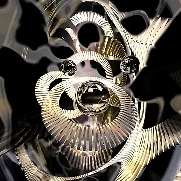 Artwork thumbnail, Infinite Rings by Peter Kennelly