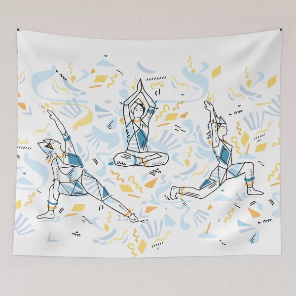 Item preview, Yoga geometric asanas  designed and sold by XOOXOO.