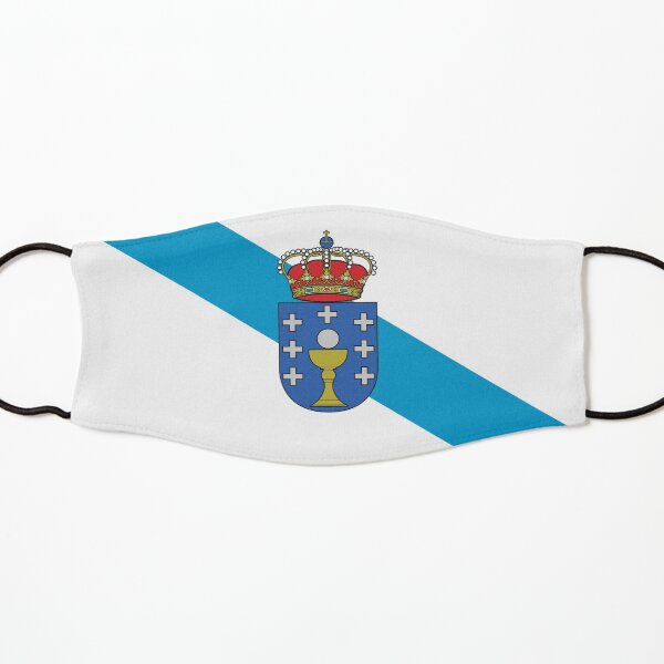 Máscara de bandera de Galicia Mascarilla para niños