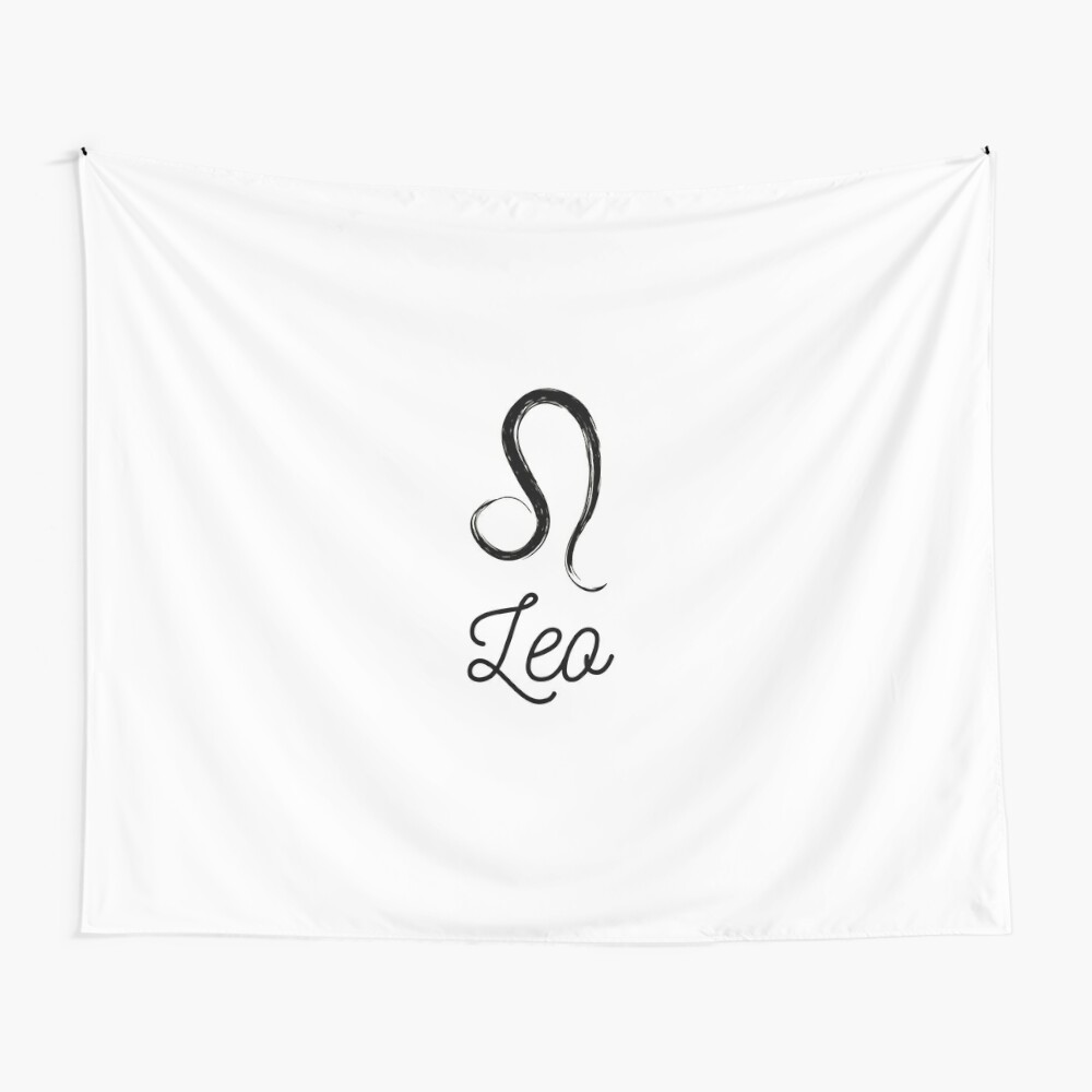 Minimalist Leo Zodiac Symbol 