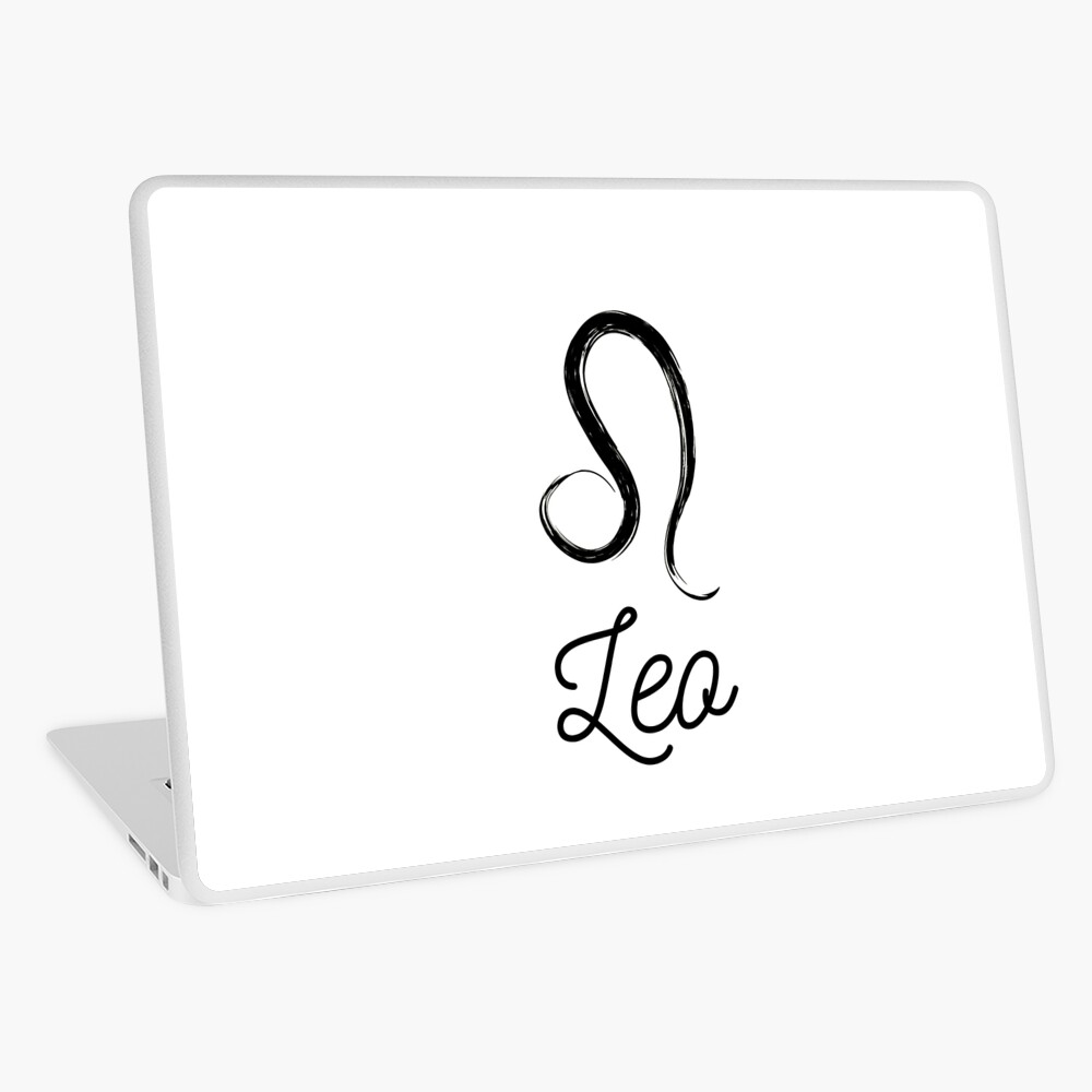 Minimalist Leo Zodiac Symbol 