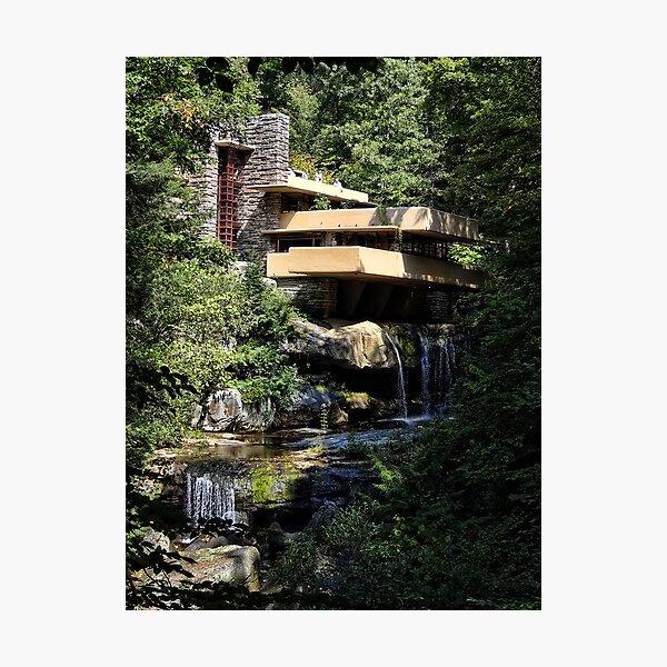 Falling Water by Frank Lloyd Wright Photographic Print