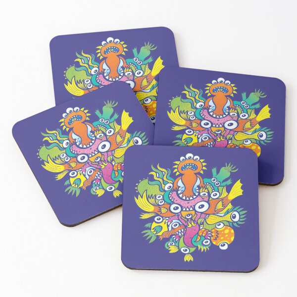 Item preview, Don't let this evil hungry monster gobble our friend designed and sold by Zoo-co.