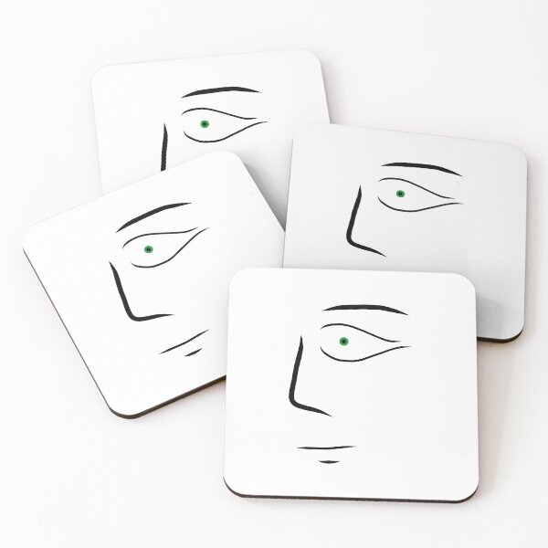 Item preview, Abstract line art face designed and sold by Wizz Bang.
