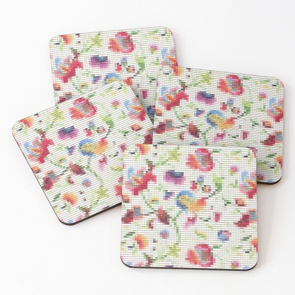 Item preview, Mosaic Bold Fabric print designed and sold by Ivy & Foxglove Designs.