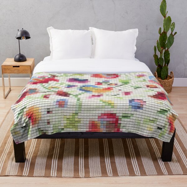 Item preview, Mosaic Bold Fabric print designed and sold by Ivy & Foxglove Designs.