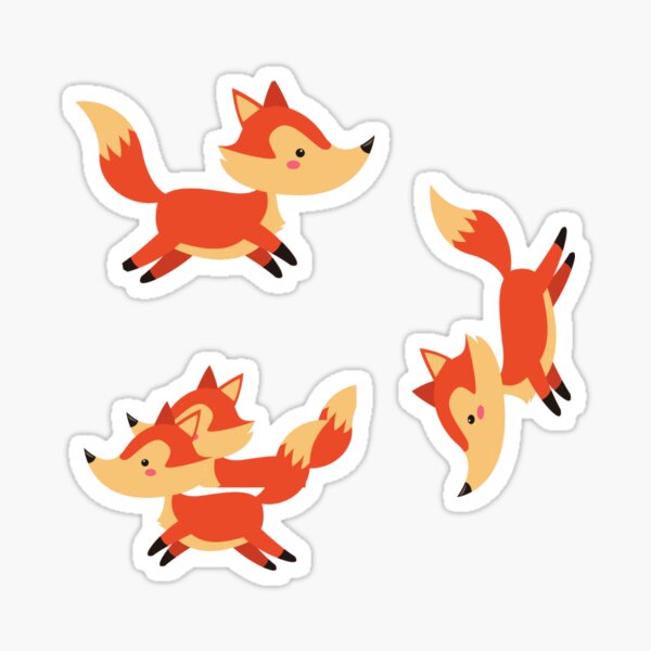 Fox Friends Stickers Redbubble - ruby the fox pokemon my new pet roblox
