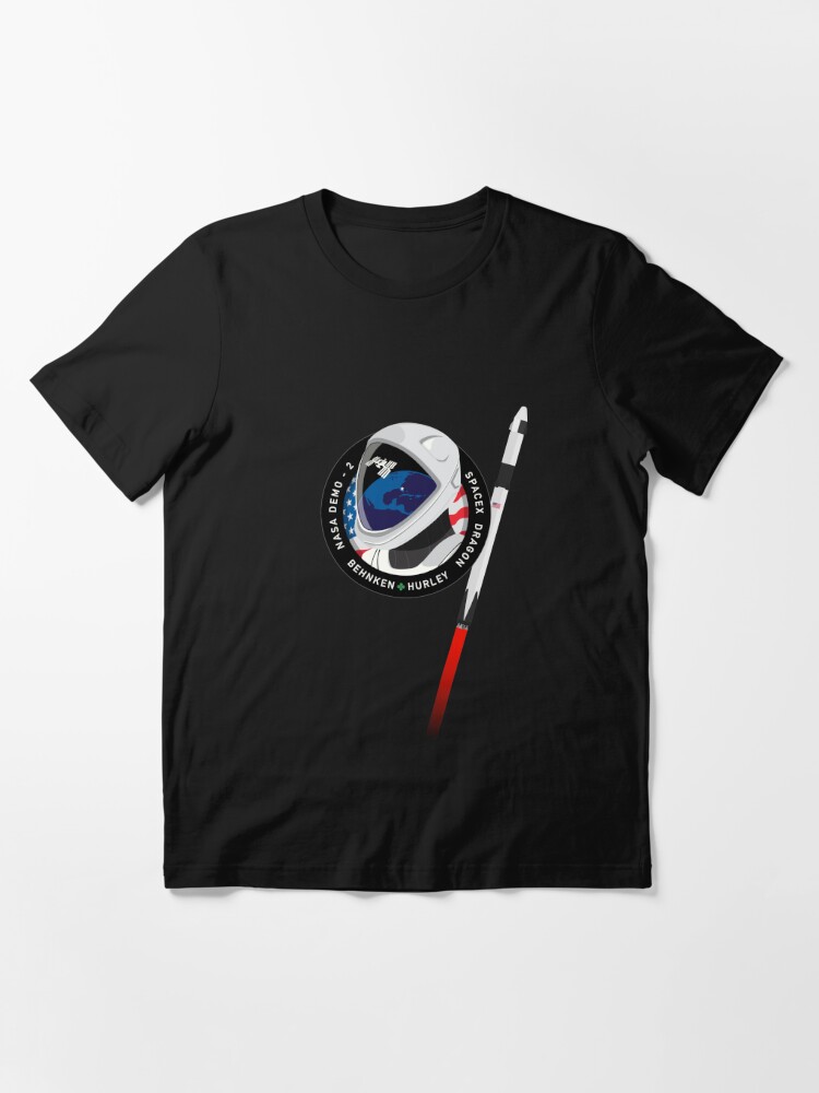 Spacex Crew Dragon Demo 2 Mission Logo With F9 T Shirt For Sale By Roel Zapdos Redbubble 1538