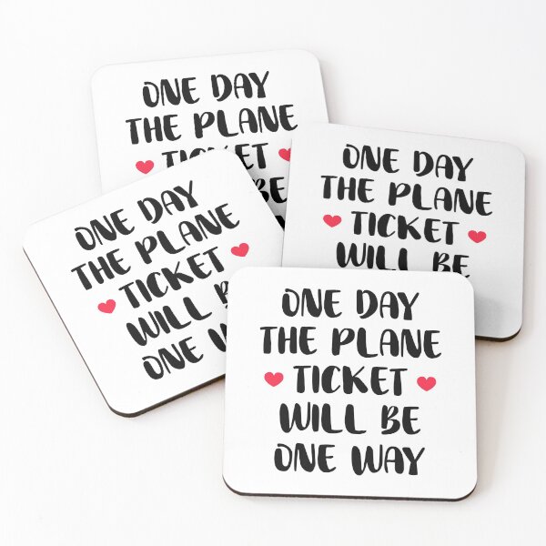 Artikelvorschau, Eines Tages wird das Flugticket One Way sein entworfen und verkauft von T-shirt For You.