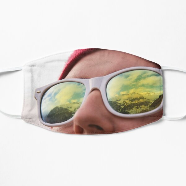Mountains reflected in sunglasses Mask