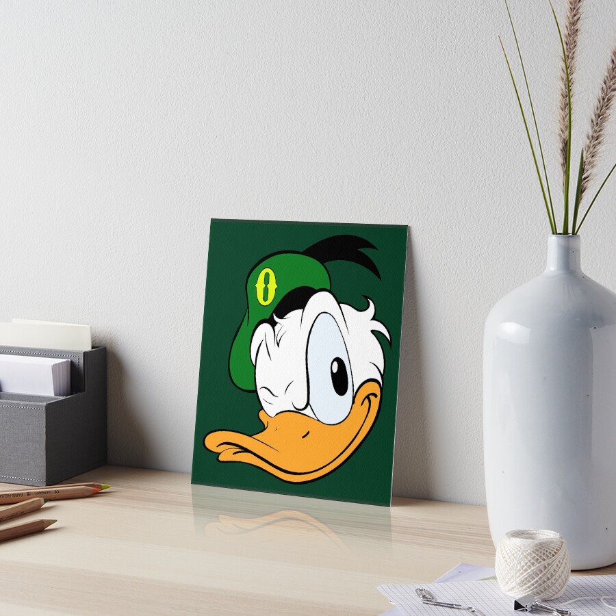 "Oregon Donald Duck" Art Board Print for Sale by pasquale Redbubble