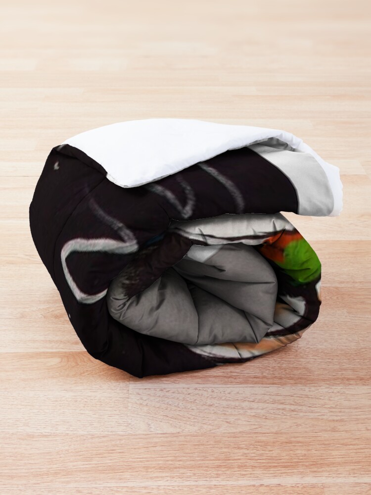 Alternate view of Banksy - Monkey with Headphones Comforter