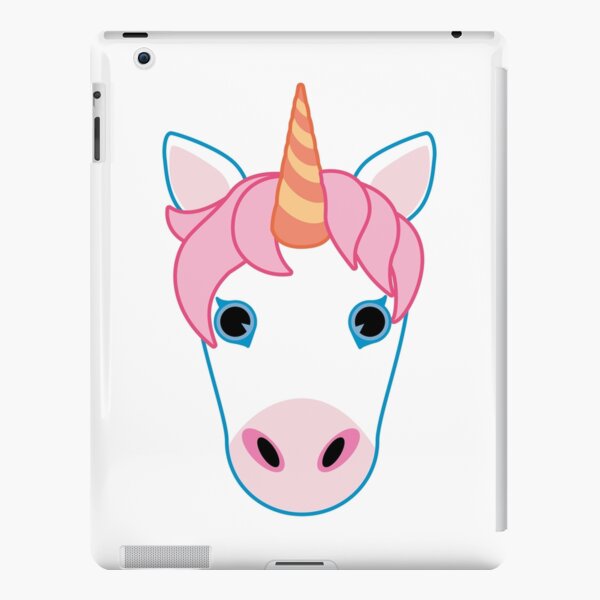 Pink Unicorn Emoji iPad Snap Case