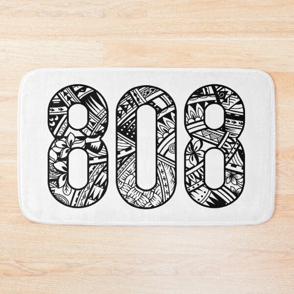 Item preview, 808 Area Code Hawaiian Tattoo designed and sold by northshoresign.