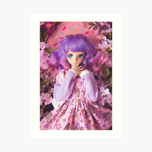 Pastel Queen · Melocotón Art Print