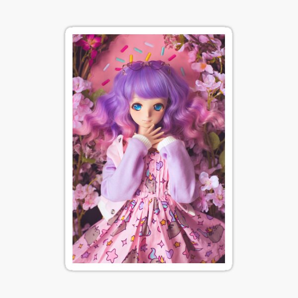 Pastel Queen · Melocotón Pegatina