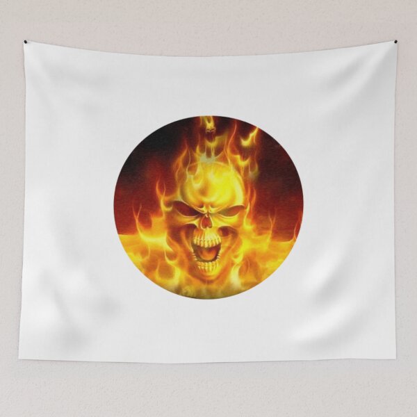 Item preview, Skull on fire designed and sold by taveulrangue.