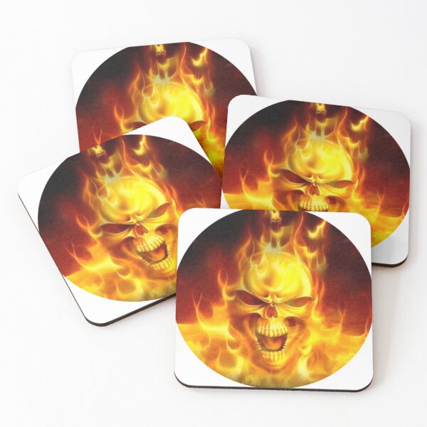 Item preview, Skull on fire designed and sold by taveulrangue.