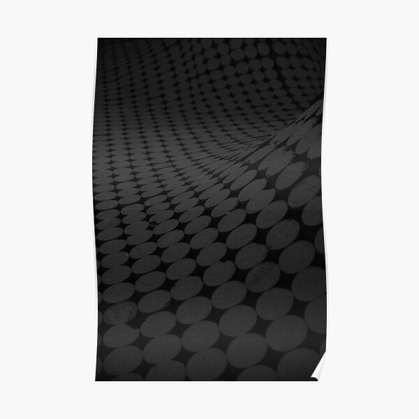 Undulating negative space Poster