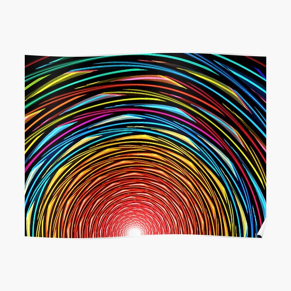 Sunset Tunnel Poster