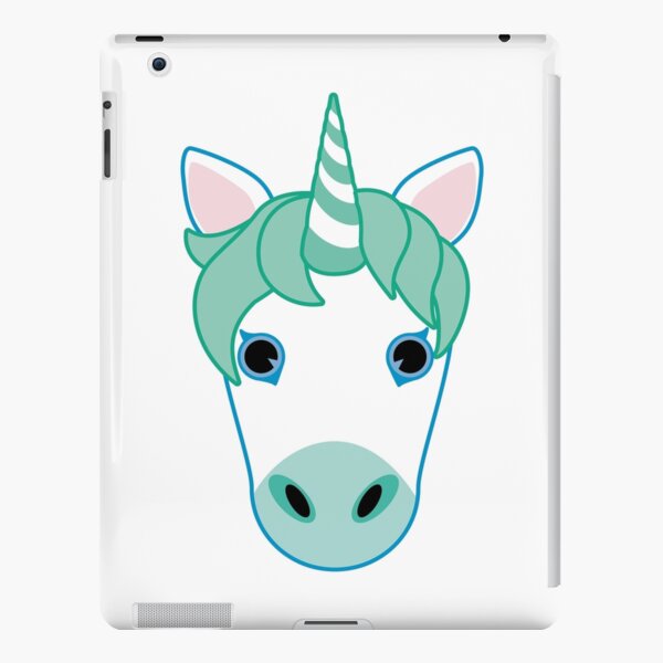 Green Unicorn Emoji iPad Snap Case