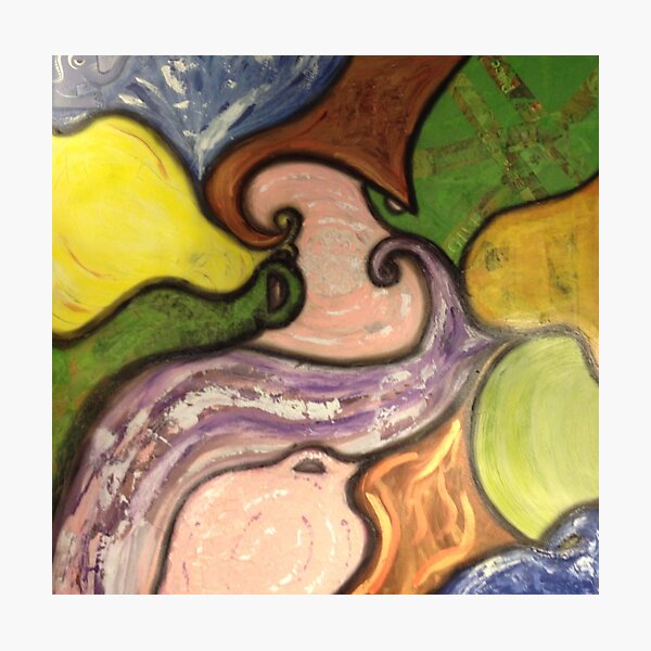 Swirls to Think Photographic Print