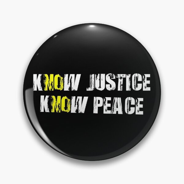 Item preview, Know Justice Know Peace Black Lives Matter Political Protest designed and sold by SpookshowDesign.