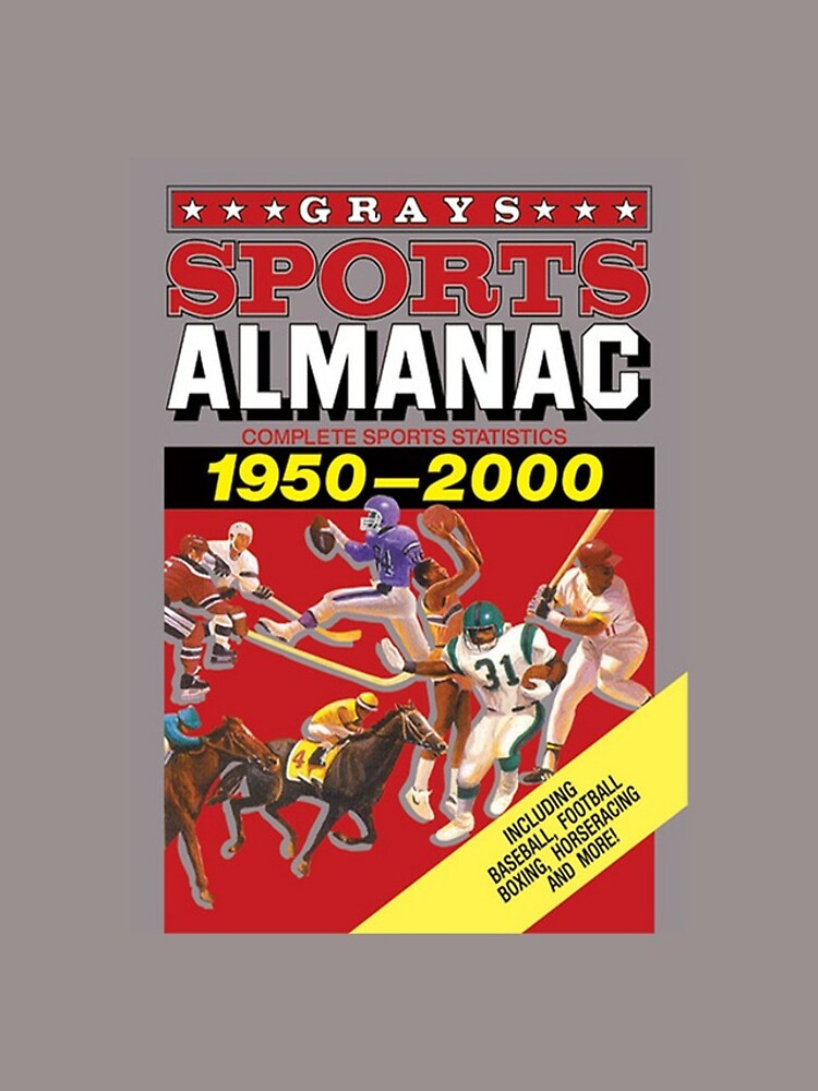 "Grays Sports Almanac Complete Sports Statistics 19502000" iPhone Case