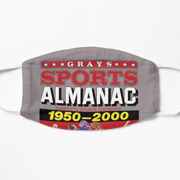 Grays Sports Almanac Complete Sports Statistics 1950-2000 Flat Mask