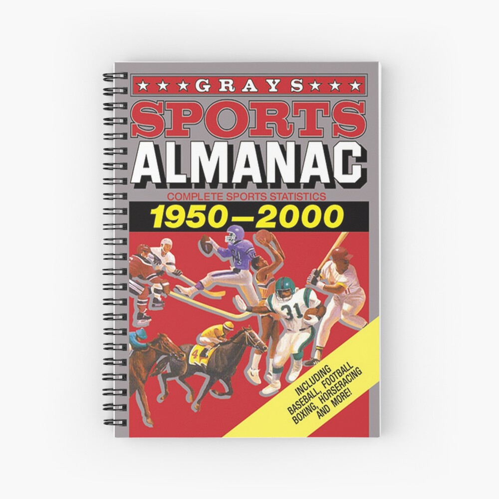 Grays Sports Almanac Complete Sports Statistics 1950-2000 Spiral Notebook