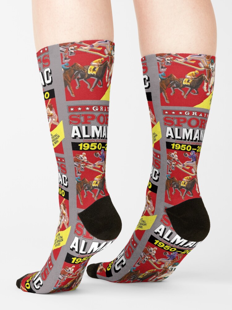 "Grays Sports Almanac Complete Sports Statistics 19502000" Socks for