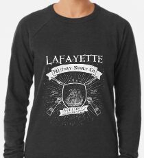 Guns and Ships - White Lightweight Sweatshirt