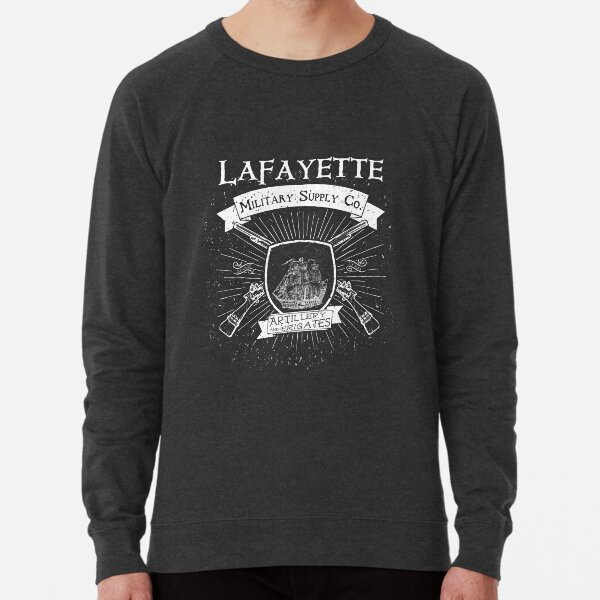 Guns and Ships - White Lightweight Sweatshirt